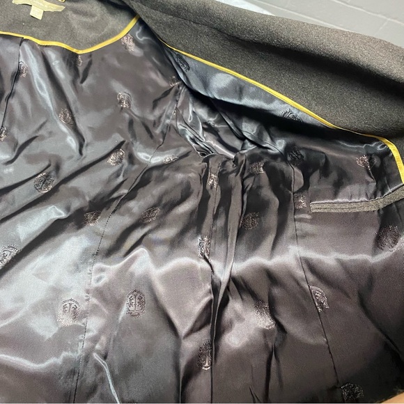 NEW Talbots 99% Wool Brown Blazer Woven in Italy Two Button 8 Petite Pockets 8P - Picture 7 of 14